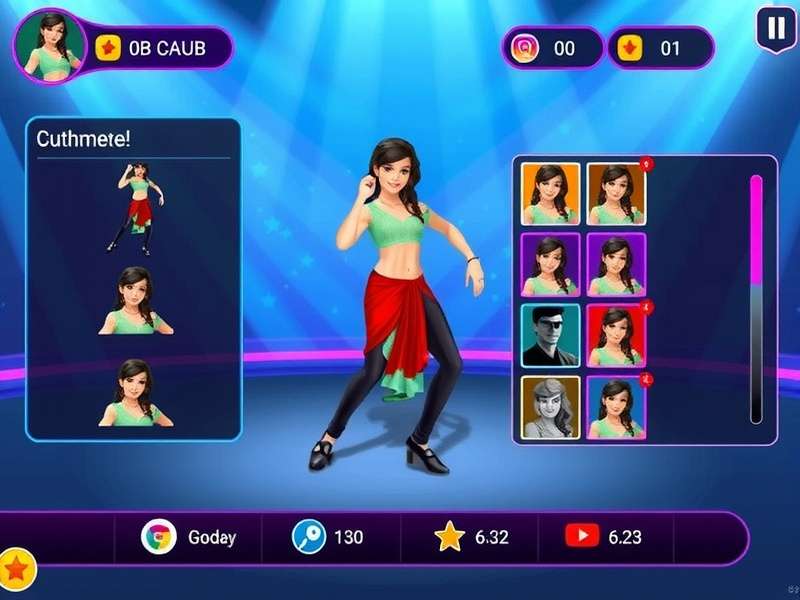 Dil Se Dance Star gameplay interface